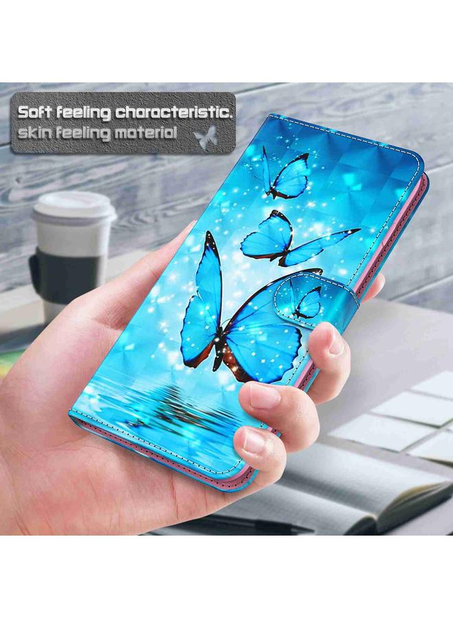 S-TOP Case For Samsung Galaxy S24 5G 3D Painting Pattern Flip Leather Phone Case - Image 5