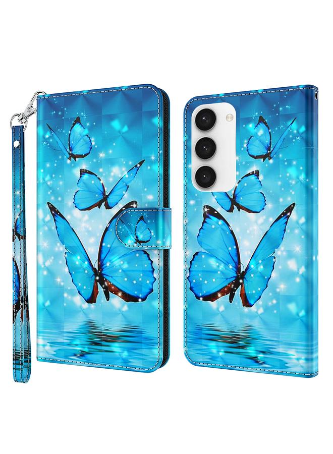 S-TOP Case For Samsung Galaxy S24 5G 3D Painting Pattern Flip Leather Phone Case - Image 1
