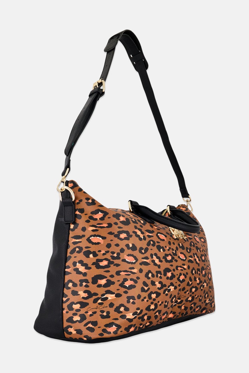 Cavalli Class Women Animal Pattern Tote Bag, Multicolor - Image 4