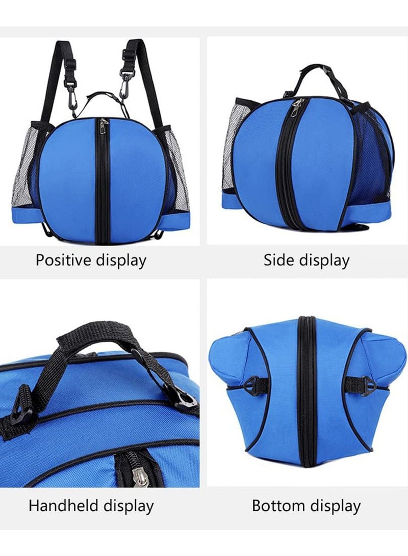 QUTOOB Sports Balls Backpack Sports Gear Bag For Carrying Basketballs Footballs Volleyballs, Adjustable Shoulder Straps, 2 Side Pockets, Basketball Bag Football Bag - Ideal for Sports Teams, Players, Coaches - Image 3