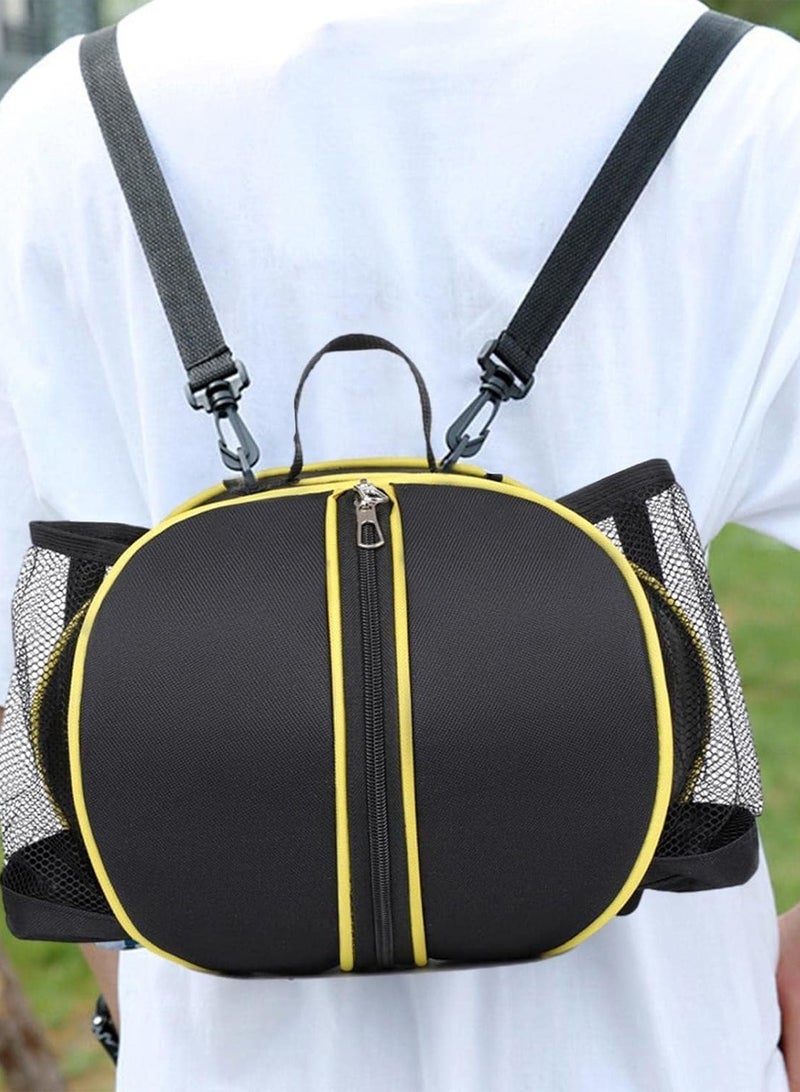 QUTOOB Sports Balls Backpack Sports Gear Bag For Carrying Basketballs Footballs Volleyballs, Adjustable Shoulder Straps, 2 Side Pockets, Basketball Bag Football Bag - Ideal for Sports Teams, Players, Coaches - Image 2