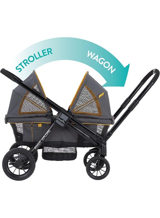 Evenflo Pivot Xplore All-Terrain Stroller Wagon - Image 5