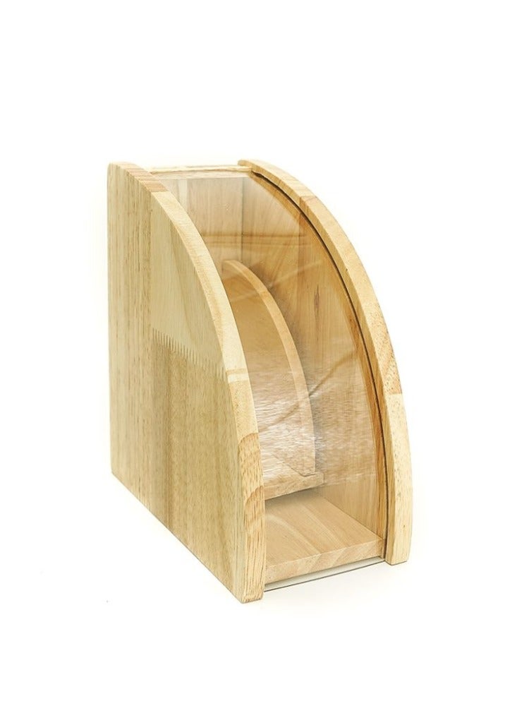 Precise Wooden Filter Paper Stand with Cover - Image 1