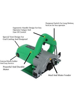 SAURAN Sauran CM4SB 100mm Heavy Marble Cutter_12 Marble Cutter 1200 W Marble Cutter Machine Powerful cutting machine for WoodMarbleGraniteMetal MarbleGraniteConcreteTileWood Cutter 1200 W  - Image 4
