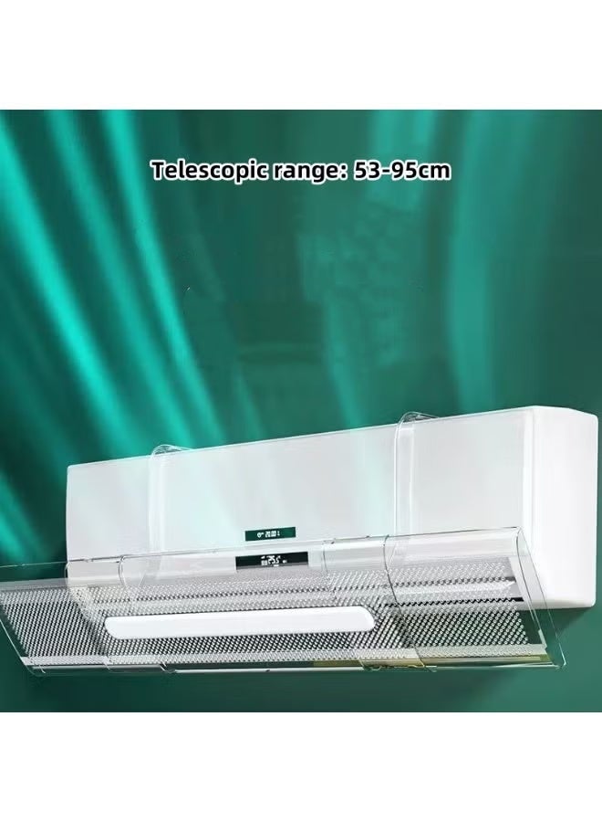 حصريا عاكس هواء عالمي قابل للسحب ولا يحتاج إلى حفر، مصمم لمنع تدفق الهواء المباشر إلى غرف النوم وغرف المعيشة. - Image 4