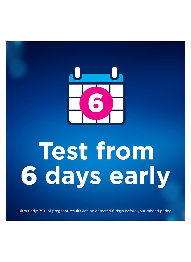 CLEAR - اختبار الحمل Clearblue - نتائج مبكرة للغاية قبل 6 أيام من اختبار واحد - Image 1