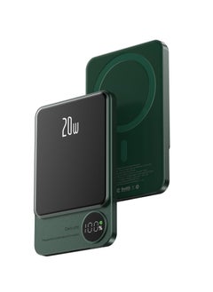GULFLINK 10000mAh Mag-Safe Fast Charging Power Bank Compatible for iPhone 15/14/13/12 Mini Plus Pro Max Green  - Image 1