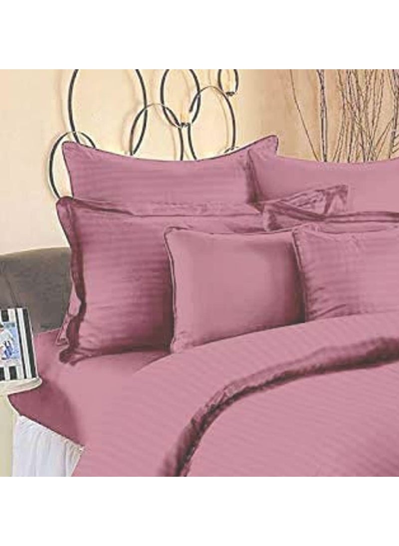 Home Stylish Home Stylish 400TC Microfiber Satin Stripe Cotton AC Comforter Only Double Onion  - Image 4