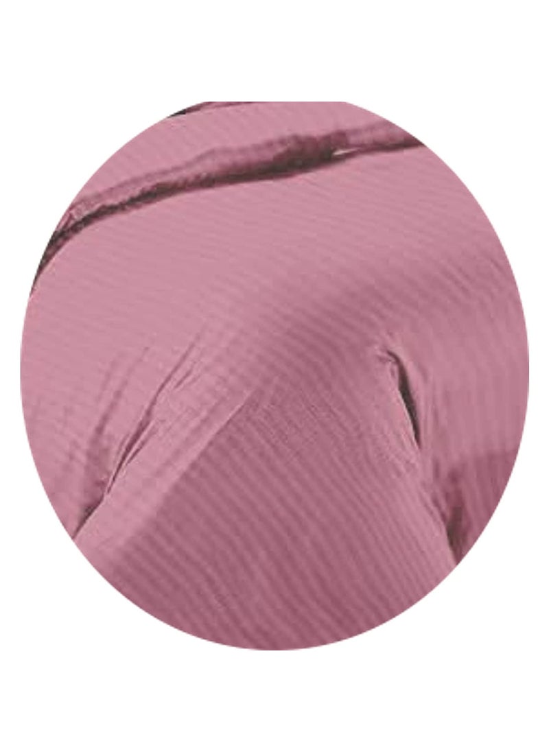 Home Stylish Home Stylish 400TC Microfiber Satin Stripe Cotton AC Comforter Only Double Onion  - Image 3