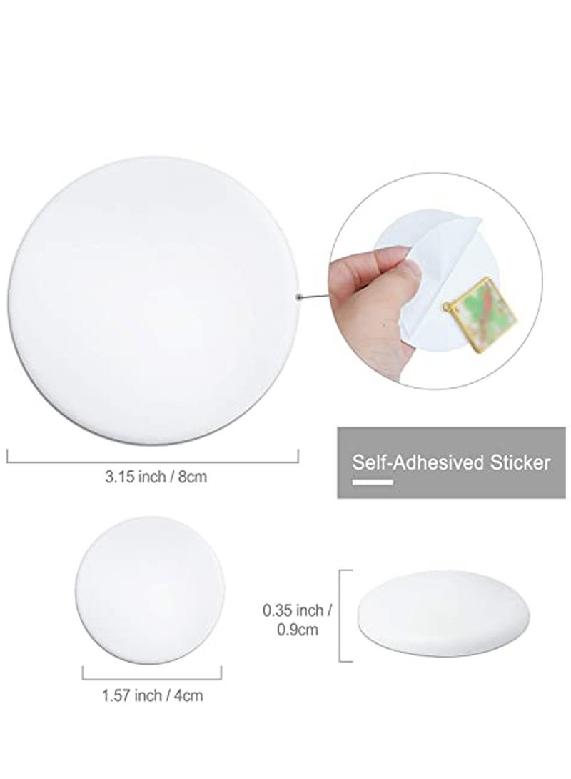 Excefore Door Stopper Wall Protector, 8 Pieces Silicone Door Knob Wall Bumper Guard with Self Adhesive for Protecting Wall, Door Handle, Refrigerator Door - Image 4
