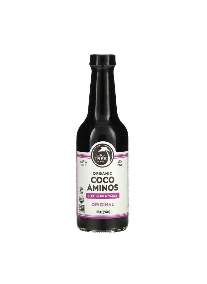 BIG TREE FARMS - Organic Coco Aminos Marinade And Sauce Original 10 fl oz 296 ml - Image 1