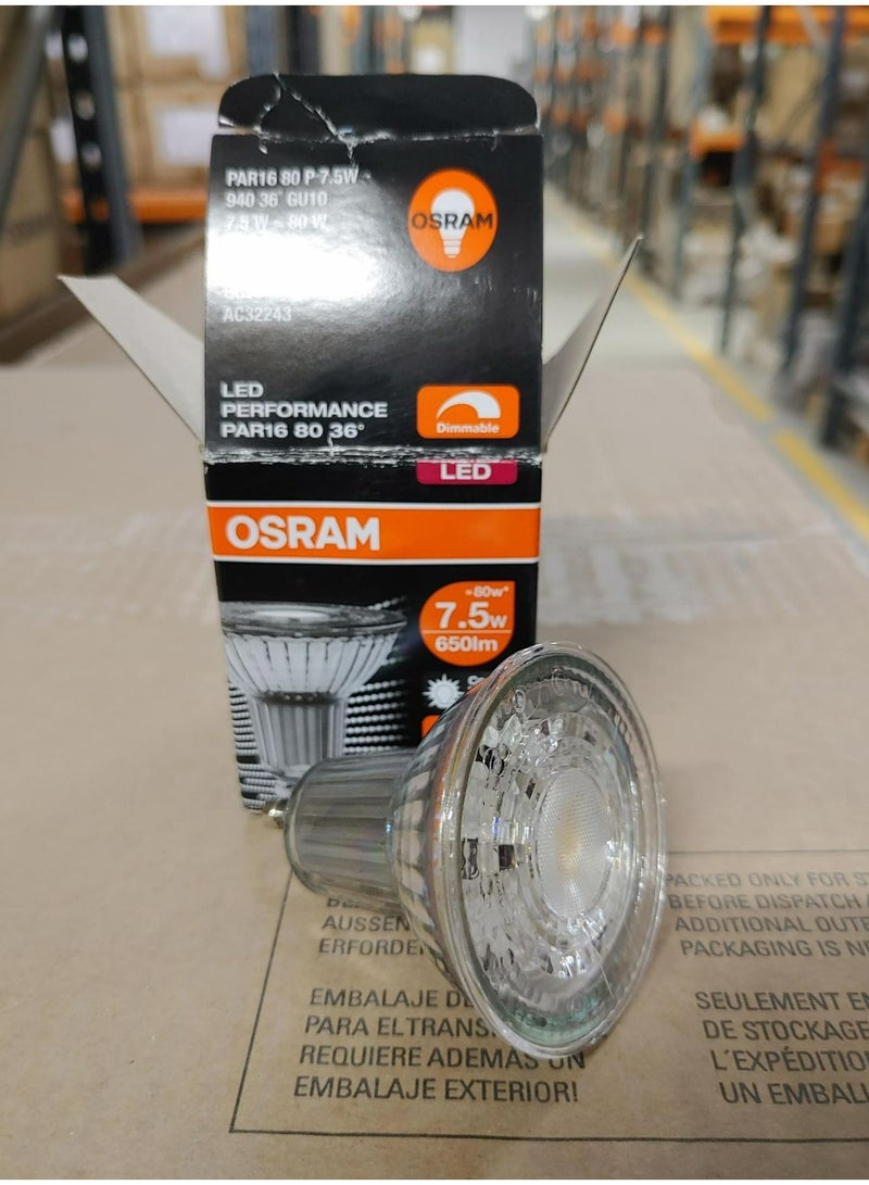 Osram Par16 LED Bulb PAR16 36 Degree Dimmable 7.5W Cool white 4000k Pack Of 10 - Image 5