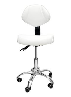 brunson Desk Chair Saddle Chair Ergonomic Liftable Dentist Chair Upholstered Rolling Work Stool Chair with Adjustable Backrest for Massage Clinic Beauty Salon  - Image 1