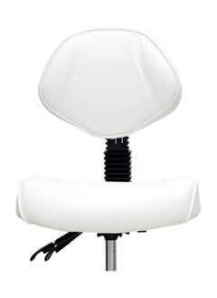 brunson Desk Chair Saddle Chair Ergonomic Liftable Dentist Chair Upholstered Rolling Work Stool Chair with Adjustable Backrest for Massage Clinic Beauty Salon  - Image 4