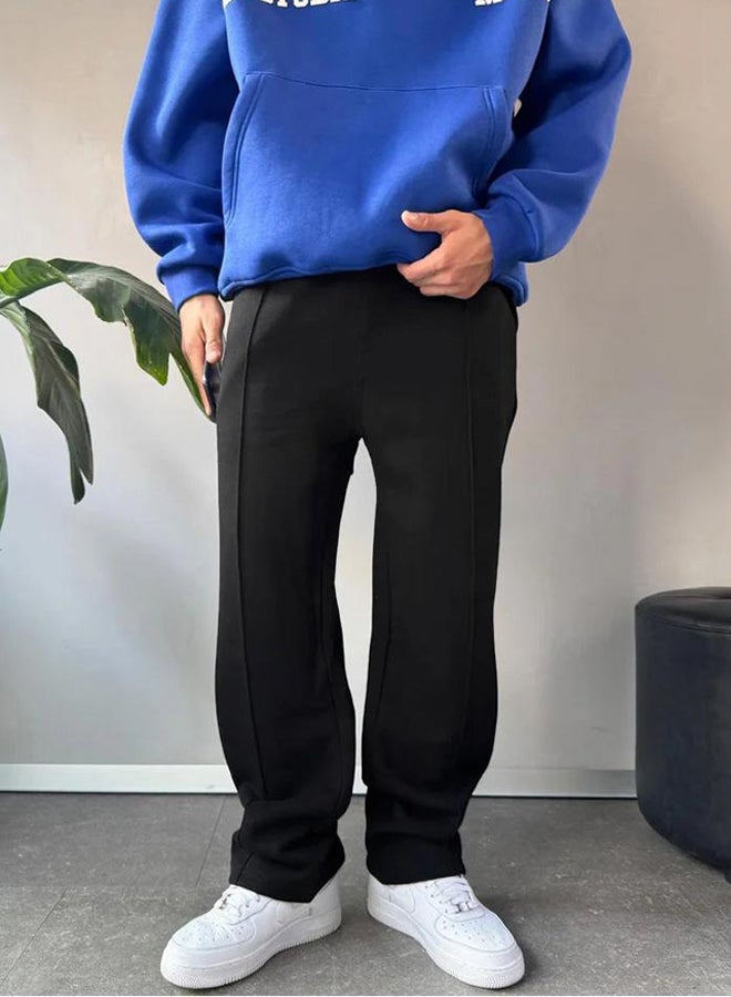Comfo Black Lined Summer Sweatpant - Image 1