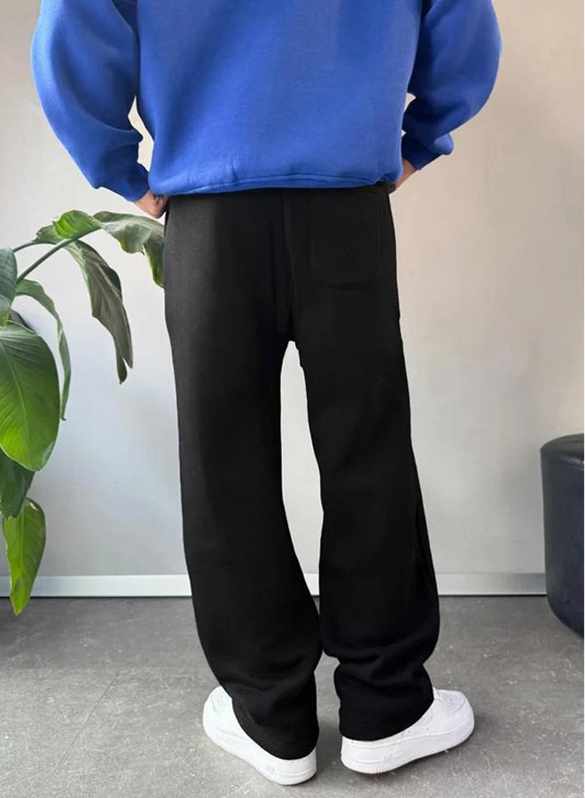 Comfo Black Lined Summer Sweatpant - Image 2