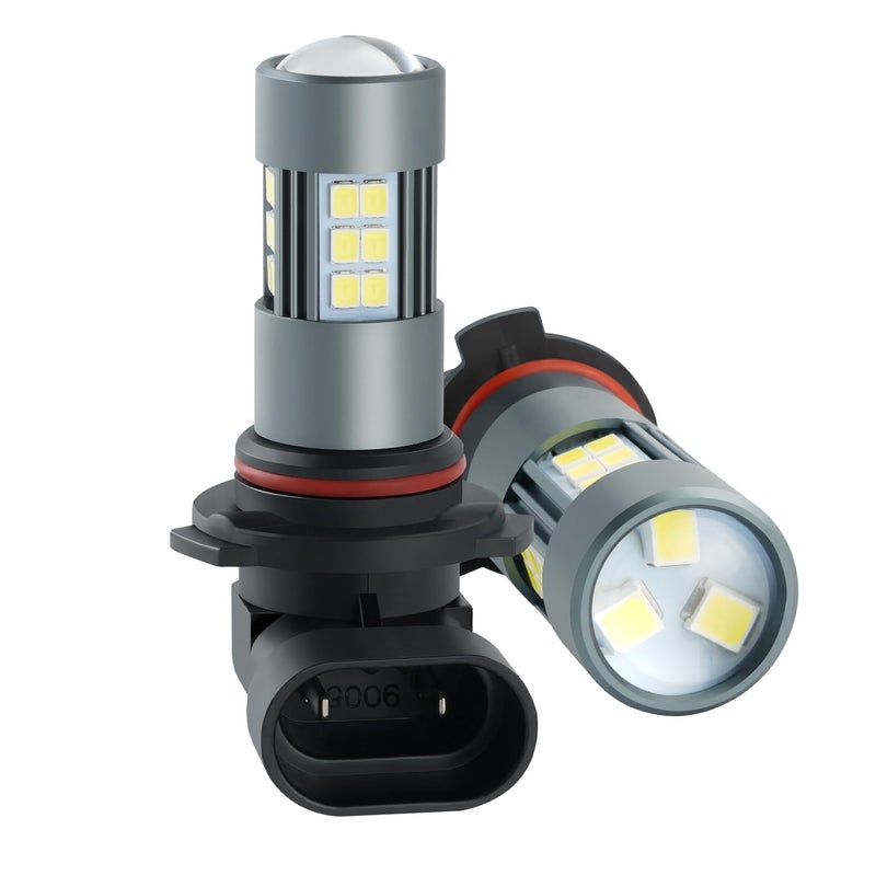 iFunyLED 9005 LED Fog Light Bulbs HB3 Super Bright 6500K Cool White Plug and Play Replacement Fog Lights for Car Truck SUV 2Pack - Image 2