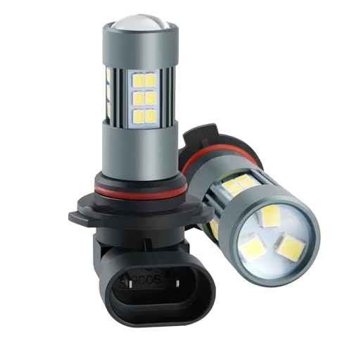 iFunyLED 9005 LED Fog Light Bulbs HB3 Super Bright 6500K Cool White Plug and Play Replacement Fog Lights for Car Truck SUV 2Pack - Image 1