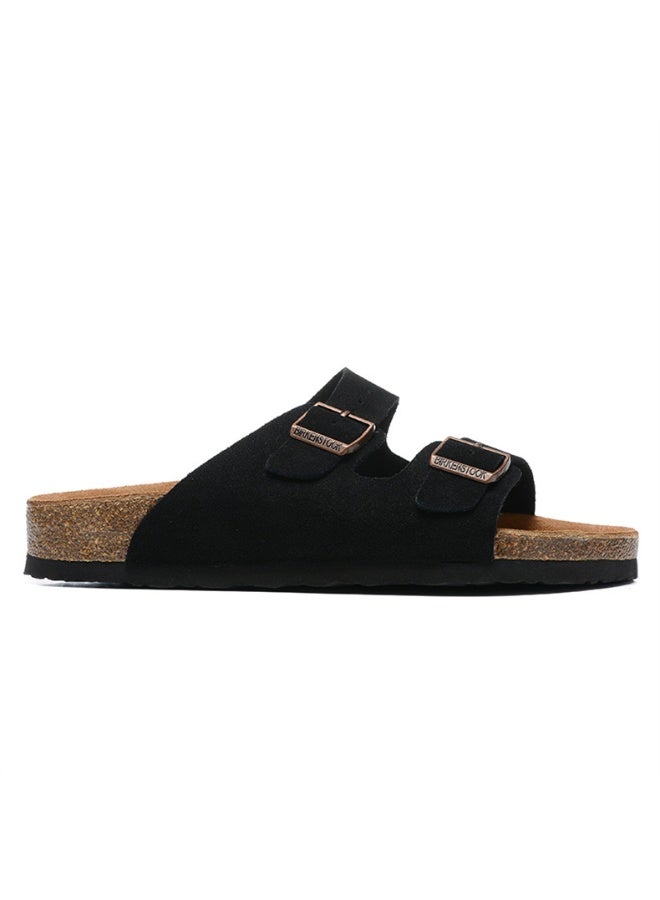 Birkenstock Style Double Buckle Casual Slides - Image 2