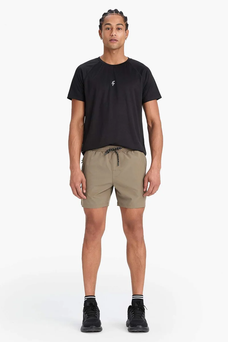 ديفاكتو DeFactoFit Printed Flexible Textured Sports Swim Shorts