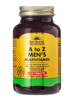 SUNSHINE NUTRITION A To Z Men Multivitamin 100 Tablets  - Image 1