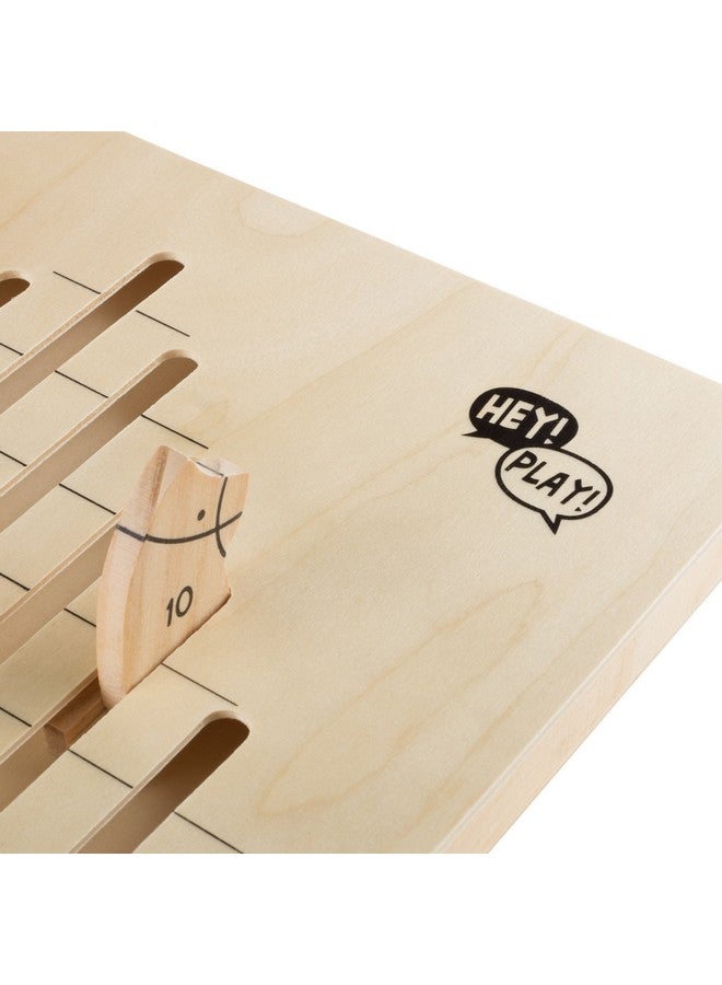 Hey! Play! Hey! Play! Wooden Horse Race Game with Dice, Cards and Chips - Indoor and Outdoor Board Games for Adults, Kids, Boys and Girls Party Game (80-DDH) - Image 4