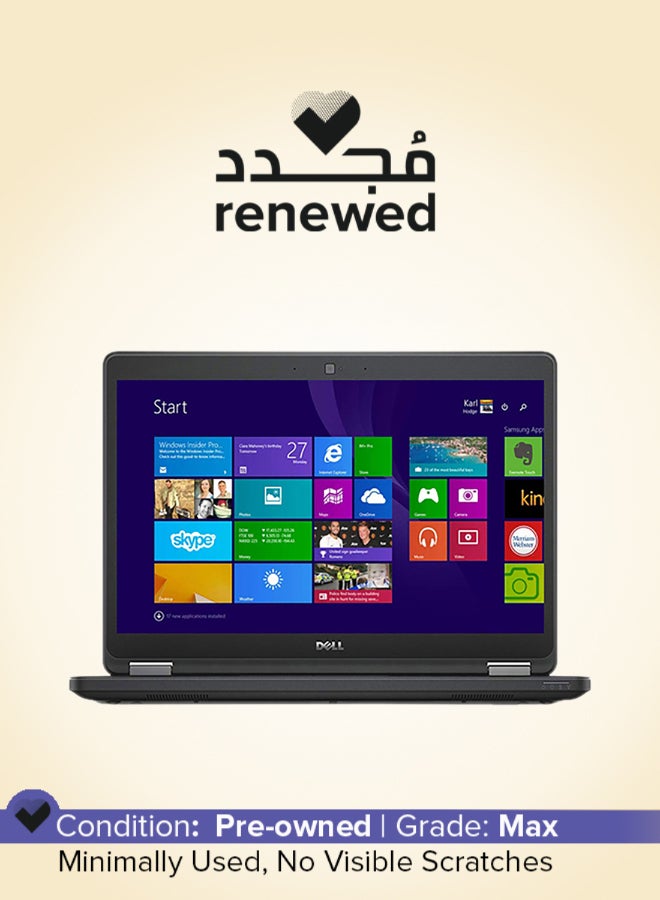 ديل مجدد - لابتوب Latitude E5450 (2015) بشاشة 14 بوصة، مع معالج Intel Core i7/الجيل الخامس/ذاكرة RAM 8GB/قرص SSD سعة 256GB/رسومات HD مدمجة 520 - Image 1