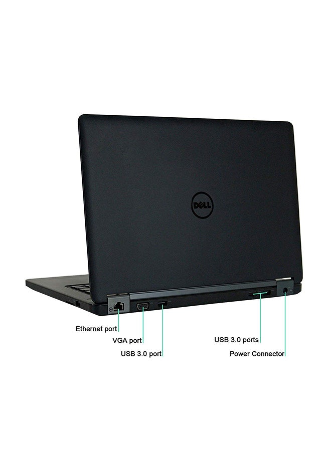 ديل مجدد - لابتوب Latitude E5450 (2015) بشاشة 14 بوصة، مع معالج Intel Core i7/الجيل الخامس/ذاكرة RAM 8GB/قرص SSD سعة 256GB/رسومات HD مدمجة 520 - Image 2