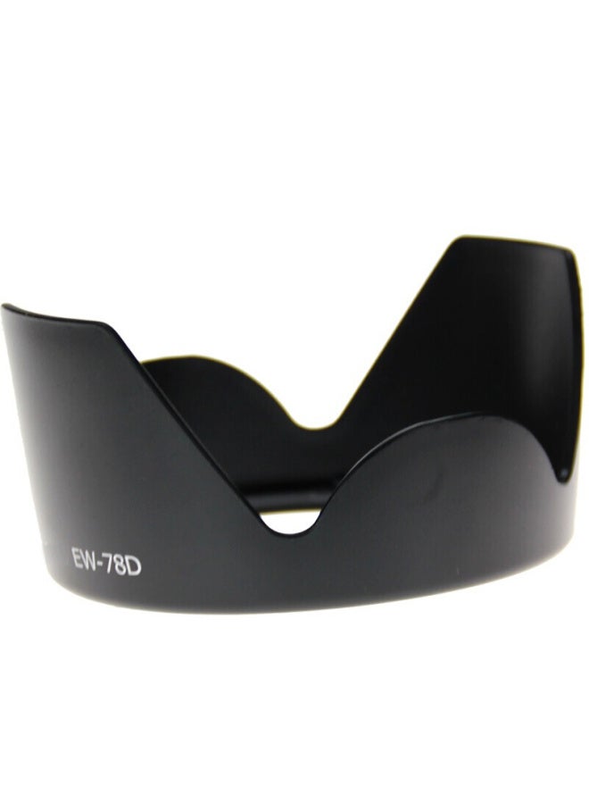 Earlymen Early Traveler Compatible With Canon 90D/850D/80D/77D/70D/7D2/7D/800D Dslr Camera, Ef-S18 Lens Hood, 72Mm Dslr Accessory, Ew-78D - Image 4