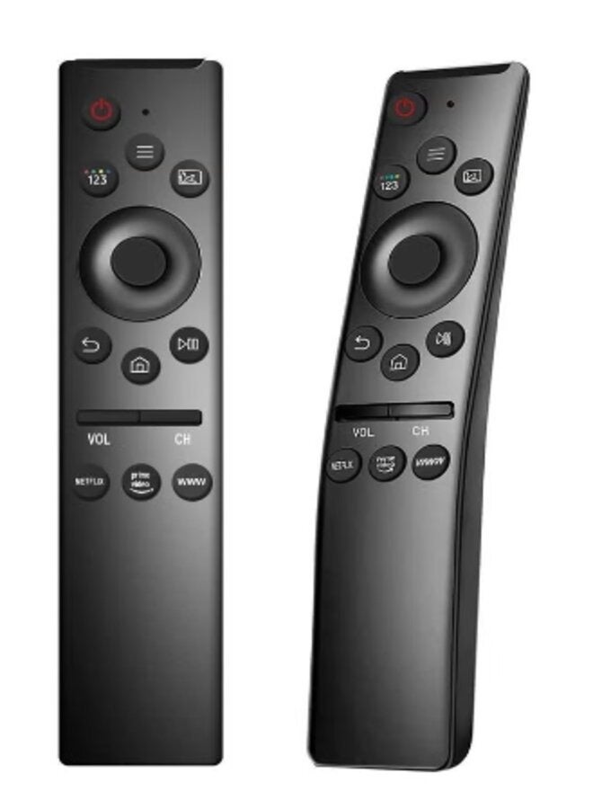 جهاز تحكم عن بعد بديل جديد BN59-01242A BN59-01259D IR جهاز تحكم عن بعد مناسب لتلفزيون سامسونج الذكي، لا يتطلب إعداد تلفزيون متوافق مع جهاز التحكم عن بعد العالمي، مع Prime Video NETLFIX زر واحد قطعة وا