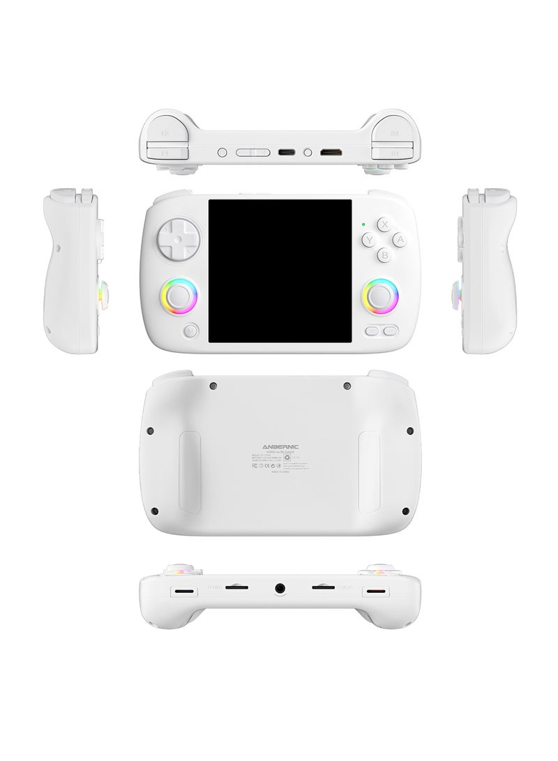 ANBERNIC  - Anbernic RGCube XX Handheld Game Console 3.95-inch IPS Screen 720*720 H700 quad-core ARM Cortex-A53 LPDDR4 1GB 3800mAh 5G WiFi Bluetooth HDMI TV Output【White-128GB-35 Emulators with 18000 Games Pre-installed】 - Image 1