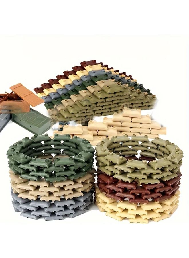 60 Pcs Dark Green Small Particle Sandbags Bulk Bricks Building Blocks DIY Parts Gift - Image 4