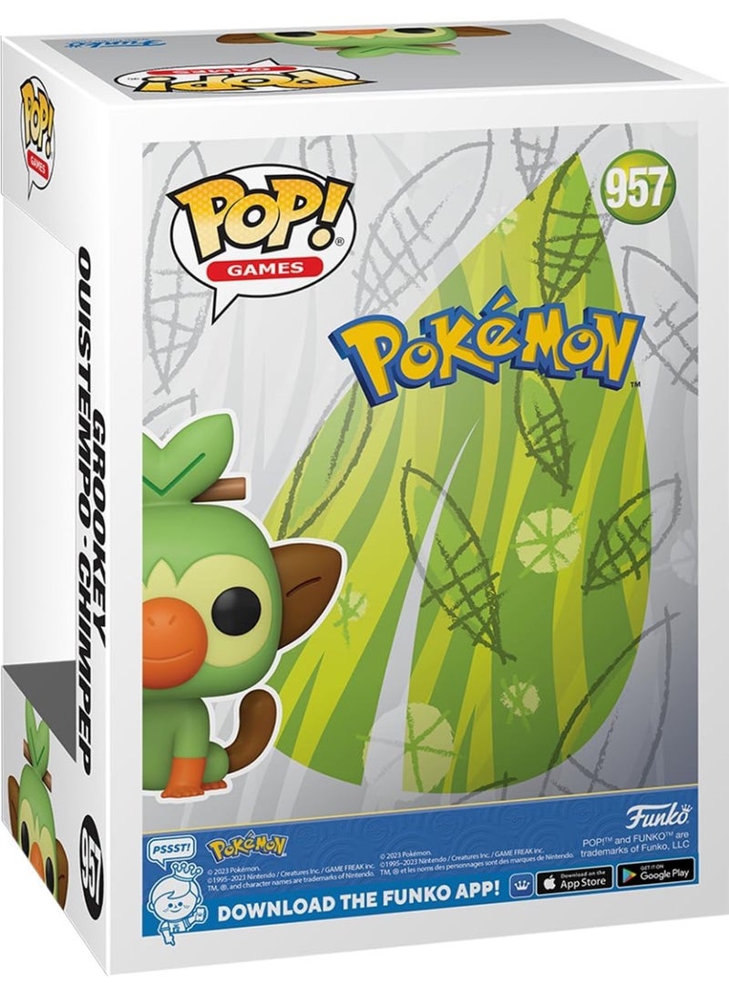 Funko Pop! Games: Pokemon - Grookey - Collectable Vinyl Figure - Gift Idea - Toys for Kids & Adults - Video Games Fans - Model Figure for Collectors and Display - Image 2