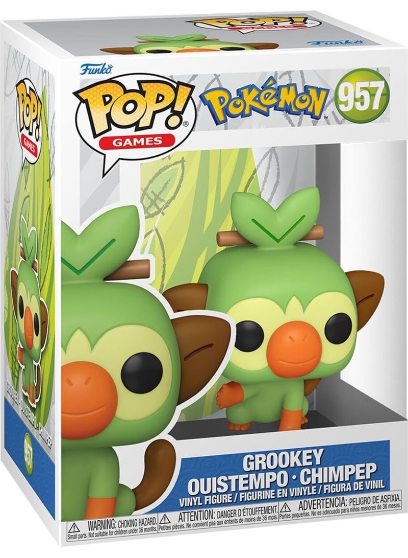 Funko Pop! Games: Pokemon - Grookey - Collectable Vinyl Figure - Gift Idea - Toys for Kids & Adults - Video Games Fans - Model Figure for Collectors and Display - Image 1