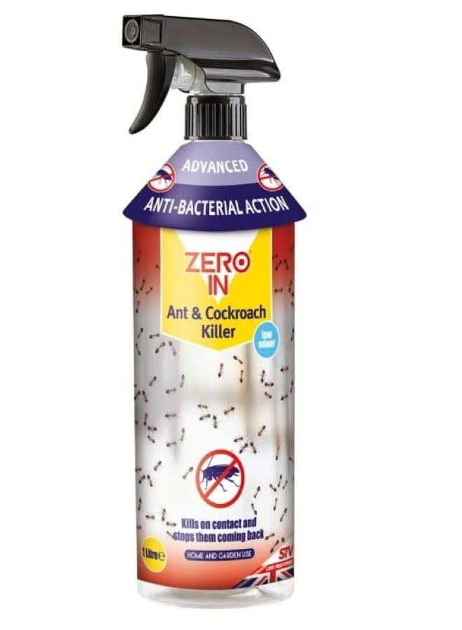 STV Zero In Ant & Cockroach Killer Spray 1 Litre - Image 1