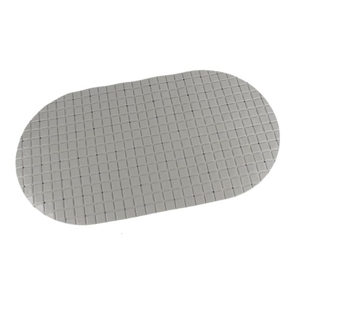 NONSLIP SHOWER MATS WITH ABSORBENT ULTIMATE WASHABLE MAT SOFT HYGIENIC RUBBER MATMODERN DESIGN SAFETY MATTEXTURED SURFACE BATH MATSLIPRESISTANT BATHROOM MAT665 X 37 GREY