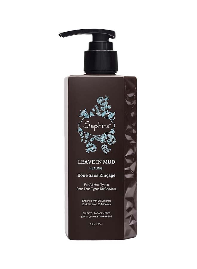 Saphira بلسم مرطب للشعر بدون شطف بالطين المعدني، لتصفيف الشعر وعلاجه - Image 1