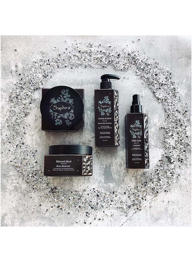 Saphira بلسم مرطب للشعر بدون شطف بالطين المعدني، لتصفيف الشعر وعلاجه - Image 3