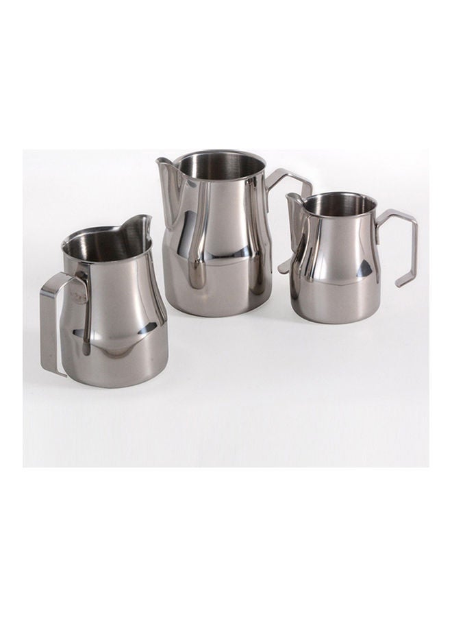 NIBEMINENT Milk Frothing Pitcher 750ml Silver 15.00 x 10.00 13.00cm  - Image 3