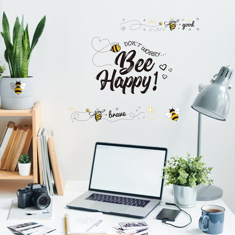 كلاراكو ملصقات جدارية على شكل قزم نحل، ملصقات جدارية على شكل نحل عسل، ملصقات جدارية على شكل قزم نحل ... - Image 4