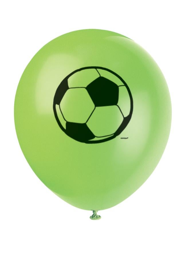 Unique بالونات كرة القدم المطبوعة 12" 3D - Image 3