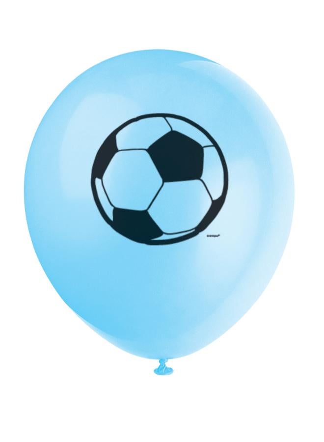 Unique بالونات كرة القدم المطبوعة 12" 3D - Image 2