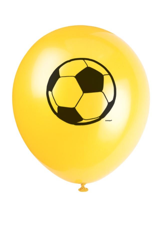 Unique بالونات كرة القدم المطبوعة 12" 3D - Image 4