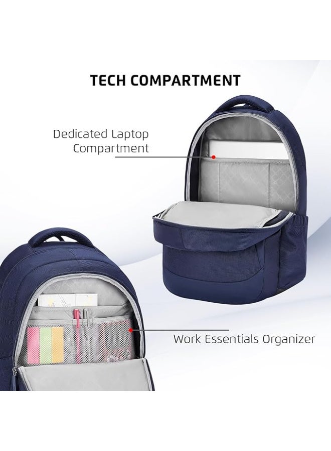 Safari Saga 37L Laptop Backpack, 3 Compartments, Organizer, Bottle Holder, Front Pocket, Office Bag, School Bag for Boys and Girls, College Bag, Travel Bag for Men and Women - Image 3
