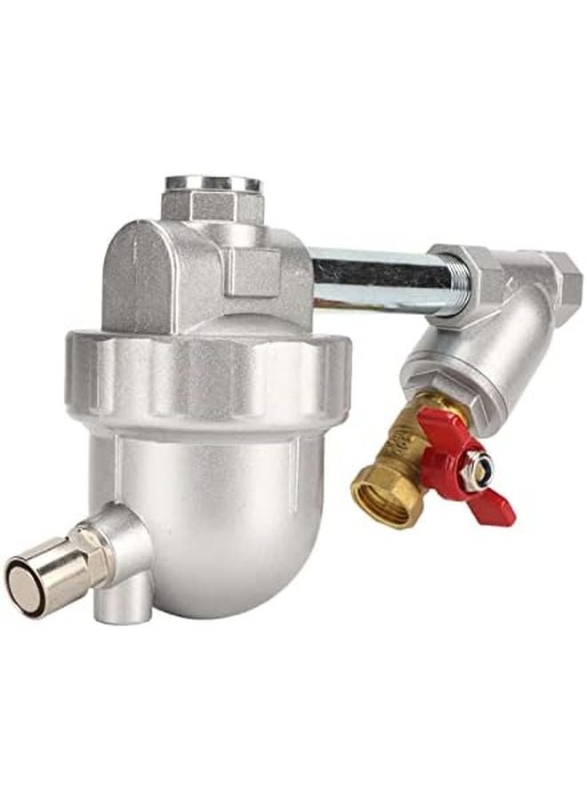 Auto Drain Valve Stainless Steel Filter Screen Aluminum Alloy Air Compressor Water Trap Separator One Button Clean Anti Block - Image 5
