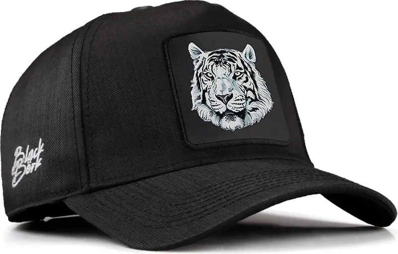 Black Börk V1 Baseball Kaplan - Black Cordura Fabric Hat with 10 Code Logo