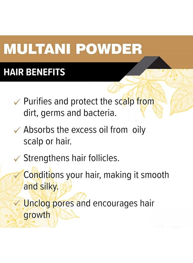 Oilanic 100% Pure & Natural Multani Mitti Powder- For Skin & Hair(100gm) - Image 5