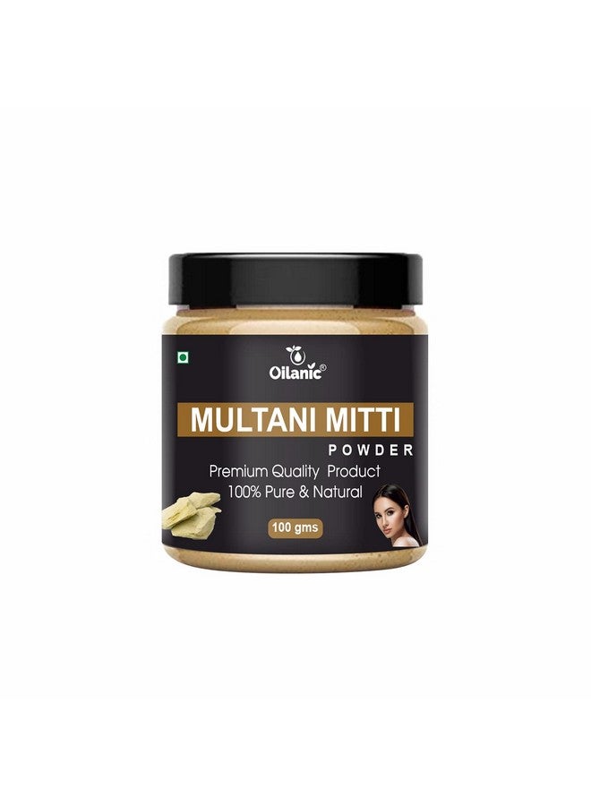 Oilanic 100% Pure & Natural Multani Mitti Powder- For Skin & Hair(100gm) - Image 2