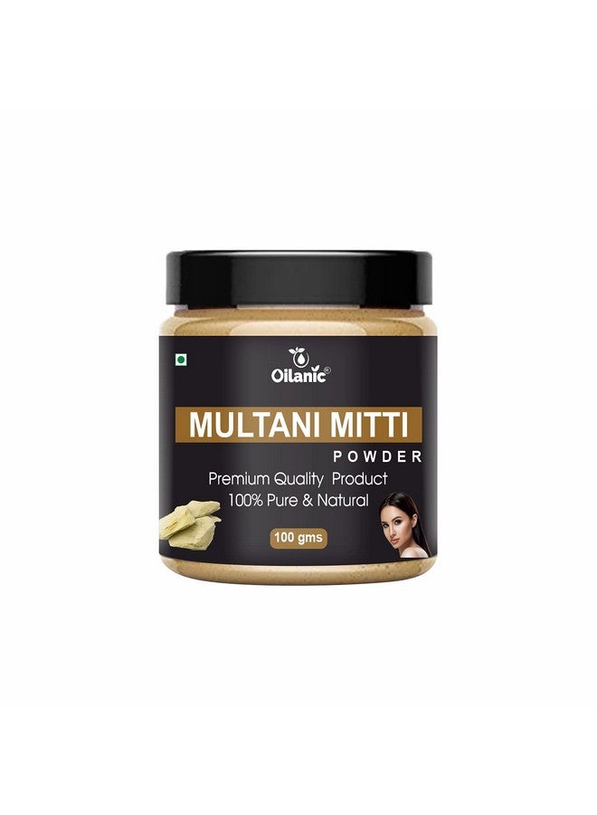 Oilanic 100% Pure & Natural Multani Mitti Powder- For Skin & Hair(100gm) - Image 1