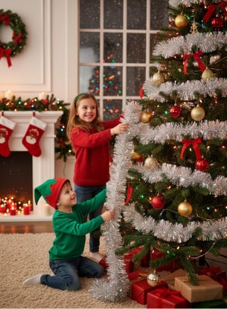Christmas Garland – Assorted Colours, 2 m - view 4